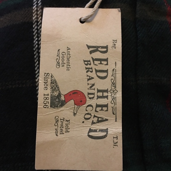 Red Head Brand co long sleeve men’s Flannel shirt - Picture 3 of 4